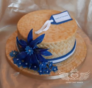 straw hat cake