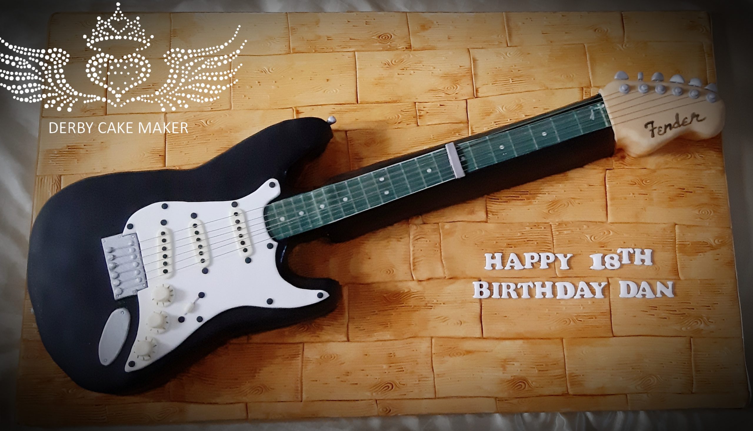 guitar cake