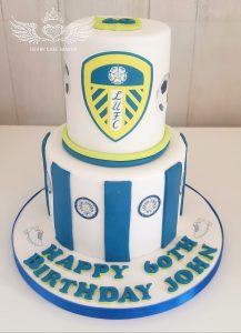 Leeds united cake